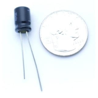 1uF 350 Volt Electrolytic Capacitor