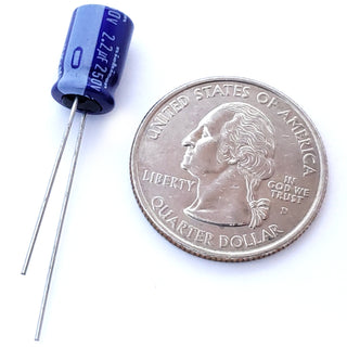 2.2uF 250 Volt Electrolytic Capacitor