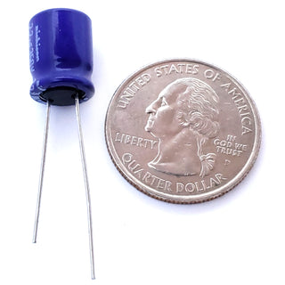 2.2uF 350 Volt Electrolytic Capacitor