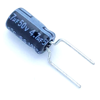 4.7uF 50 Volt Electrolytic Capacitor