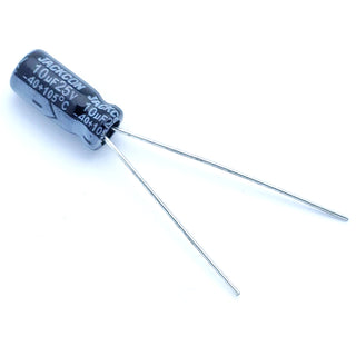 10uF 25 Volt Electrolytic Capacitor