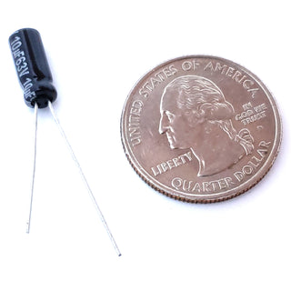 10uF 63 Volt Electrolytic Capacitor