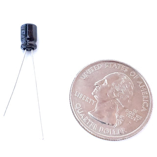 47uF 25 Volt Electrolytic Capacitor