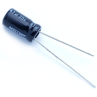 47uF 35 Volt Electrolytic Capacitor
