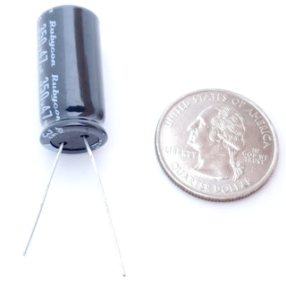 47uF 350 Volt Electrolytic Capacitor