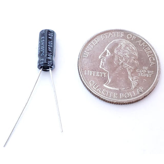 100uF 10 Volt Electrolytic Capacitor
