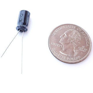 100uF 35 Volt Electrolytic Capacitor