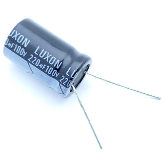 220uF 100 Volt Electrolytic Capacitor