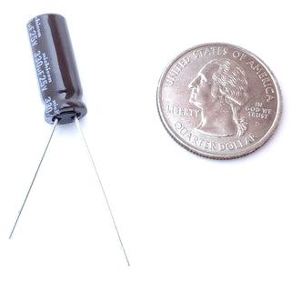 330uF 25 Volt Electrolytic Capacitor