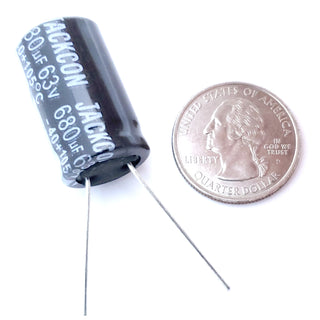 680uF 63 Volt Electrolytic Capacitor