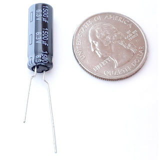 1500uF 6.3 Volt Electrolytic Capacitor