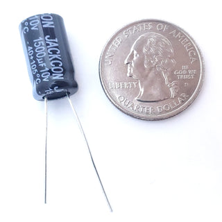 1500uF 10 Volt Electrolytic Capacitor