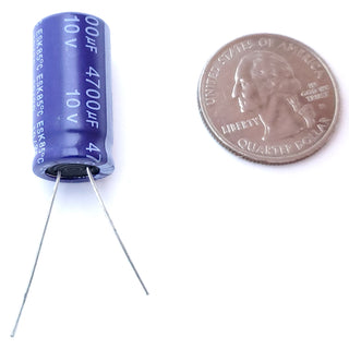 4700uF 10 Volt Electrolytic Capacitor
