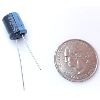 4.7uF 350 Volt Electrolytic Capacitor