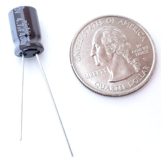 4.7uF 400 Volt Electrolytic Capacitor