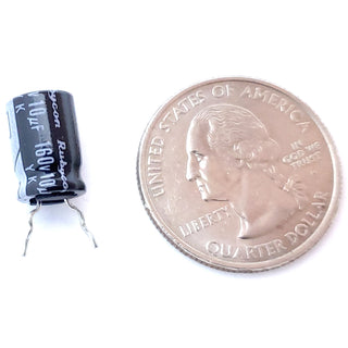 10uF 160 Volt Electrolytic Capacitor