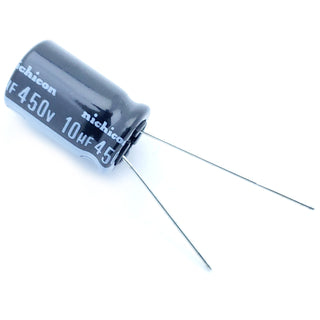 10uF 450 Volt Electrolytic Capacitor