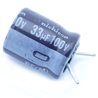 33uF 100 Volt Electrolytic Capacitor