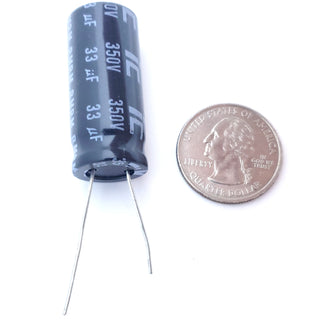 33uF 350 Volt Electrolytic Capacitor