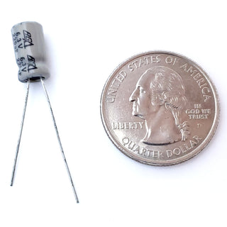220uF 6.3 Volt Electrolytic Capacitor