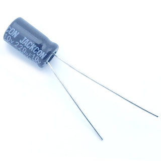 220uF 10 Volt Electrolytic Capacitor