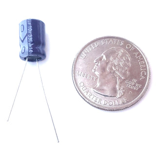 330uF 10 Volt Electrolytic Capacitor