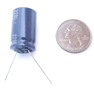 2200uF 10 Volt Electrolytic Capacitor