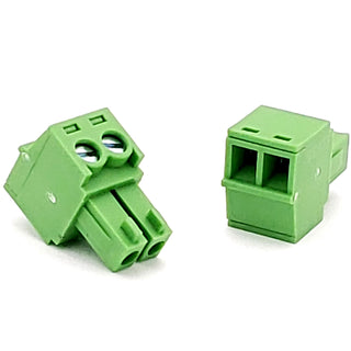 2 Position Phoenix Connector Plug - 24-12AWG Wire / 12A
