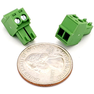 2 Position Phoenix Connector Plug - 24-12AWG Wire / 12A