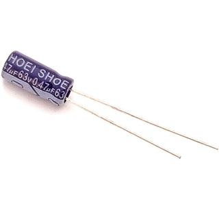 0.47uF 63 Volt Electrolytic Capacitor