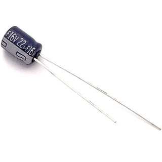 22uF 16 Volt Electrolytic Capacitor