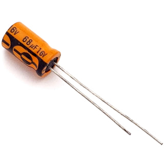 68uF 16 Volt Electrolytic Capacitor