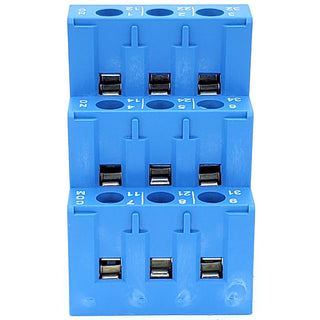 DPDT  - Power Relay Socket - Finder 92.03 - DIN Rail - 11 Pin