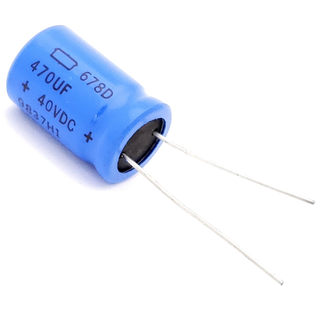 470uF 40 Volt Electrolytic Capacitor