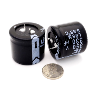 330uF 350 Volt Electrolytic Capacitor