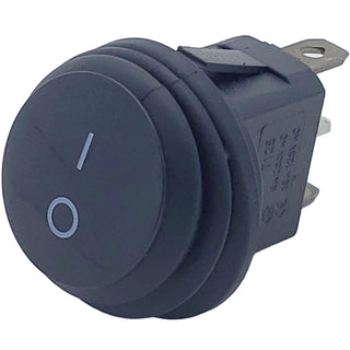 Round Waterproof Rocker Switch 5A 36V (ON-OFF)