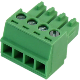 4 Position 3.5mm Mini Phoenix Connector Plug - 24-12AWG Wire / 12A