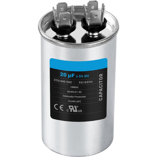 20uF 440V Motor Run Capacitor (20 MFD) (Round Can)