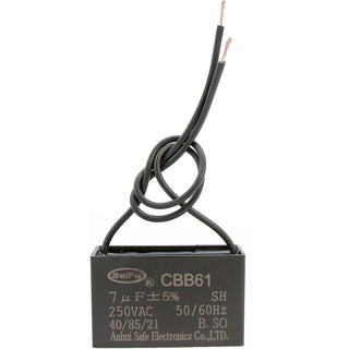 7uF 250V AC Motor Start Capacitor (7 MFD) (Rectangle Case)