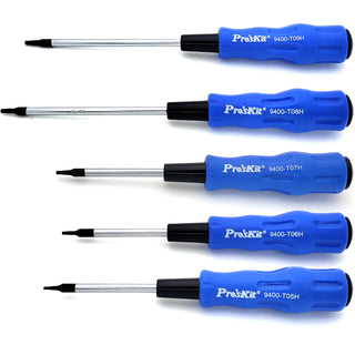Star Security Screwdriver Set - T5 - T6 - T7 - T8 - T9