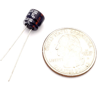 68uF 25 Volt Electrolytic Capacitor