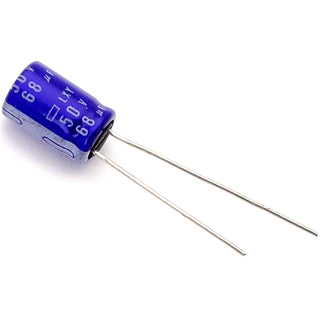68uF 50 Volt Electrolytic Capacitor