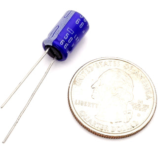68uF 50 Volt Electrolytic Capacitor