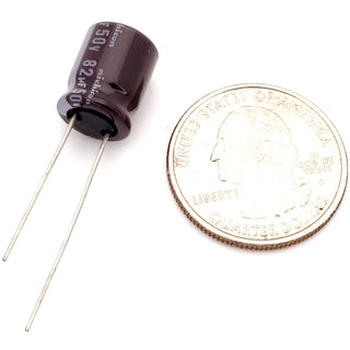 82uF 50 Volt Electrolytic Capacitor