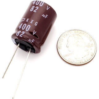 82uF 400 Volt Electrolytic Capacitor