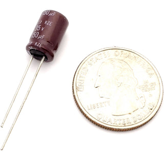 150uF 35 Volt Electrolytic Capacitor