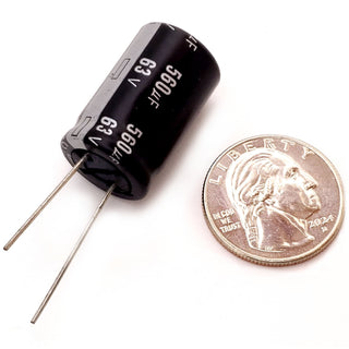 560uF 63 Volt Electrolytic Capacitor