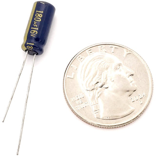 180uF 16 Volt Electrolytic Capacitor