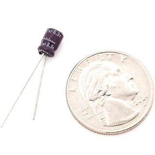 47uF 6.3 Volt Electrolytic Capacitor