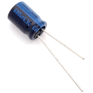 680uF 6.3 Volt Electrolytic Capacitor